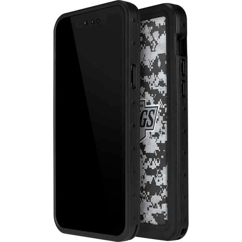 NHL Los Angeles Kings Camo iPhone 15 Waterproof Case
